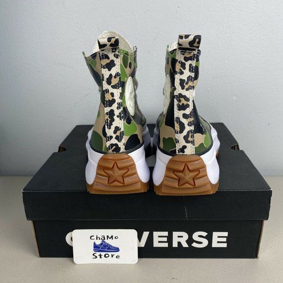 Converse Run Star Hike Hi Camo Women's Sneaker Platform - Picture 4 of 8